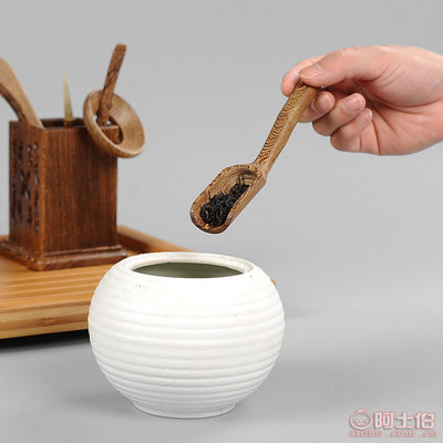 闽竹坊鸡翅木茶铲 功夫茶具的精致零配件