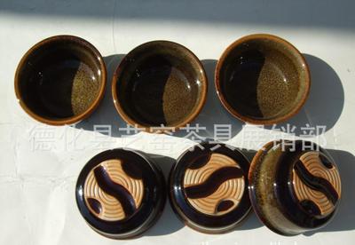 德化陶瓷工厂直销 流金釉经典单一杯子的工艺与选择